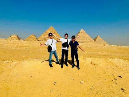 Golden pyramids Guest house view - image 15