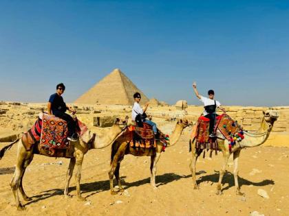 Golden pyramids Guest house view - image 20