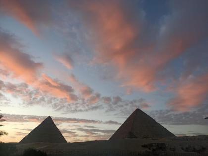 Blue Scarab Pyramids View - image 2