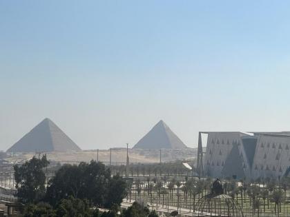 Golden Grand Egyptian Museum & Pyramids View