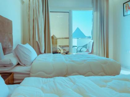 Pyramids Rose view 