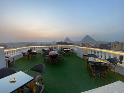 Star of Giza pyramids Cairo